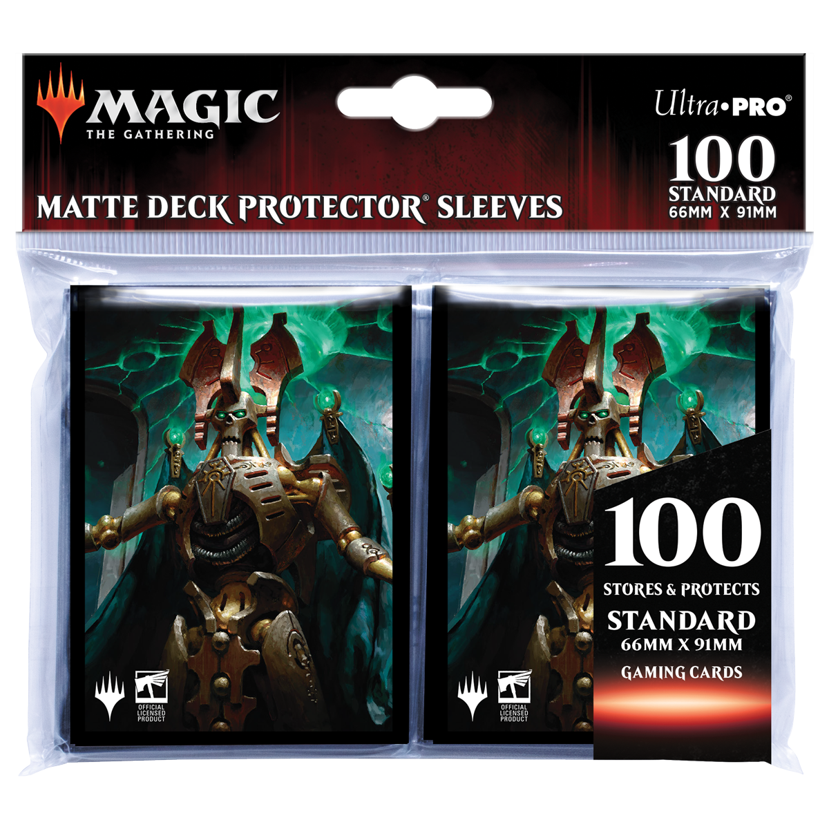 ultra-pro-warhammer-40k-szarekh-the-silent-king-standard-deck-protector-sleeves- image 4