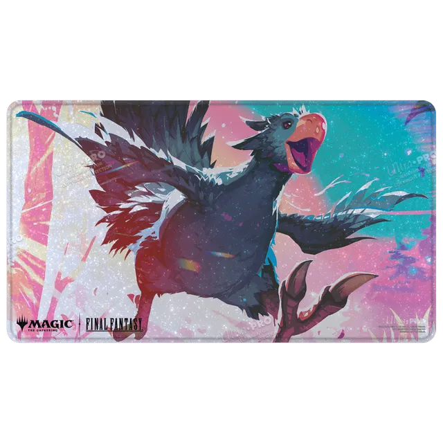 ultra-pro-magic-the-gathering-final-fantasy-traveling-chocobo-black-holofoil-pla image 1