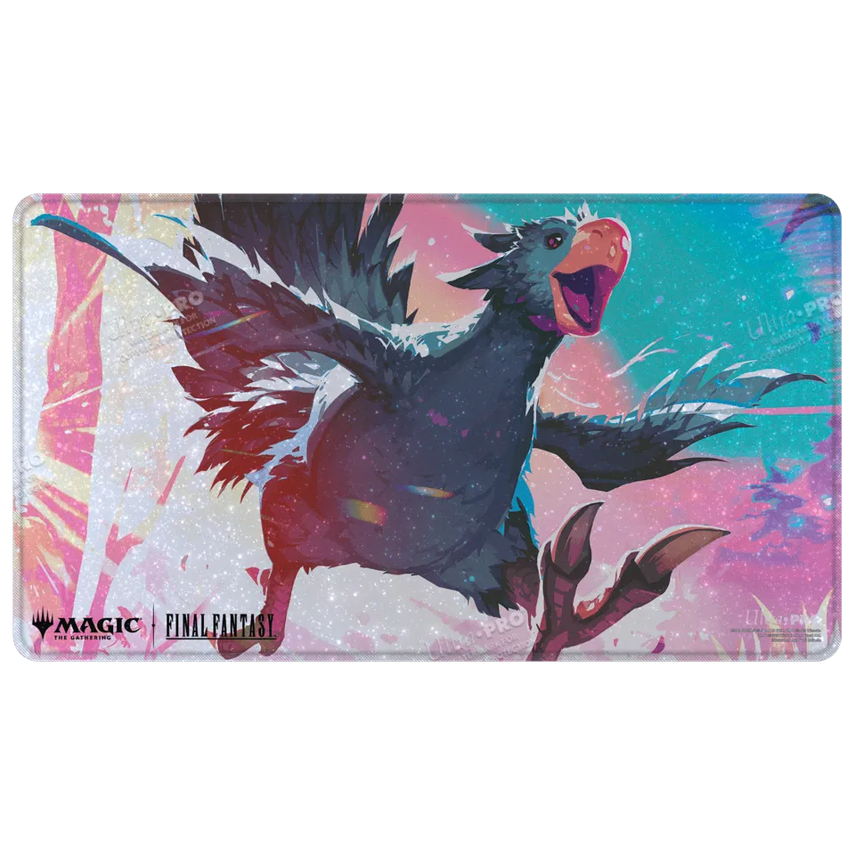 ultra-pro-magic-the-gathering-final-fantasy-traveling-chocobo-black-holofoil-pla image 1