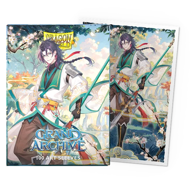 dragon-shield-grand-archive-jin-fate-defiant-matte-art-sleeves image 1