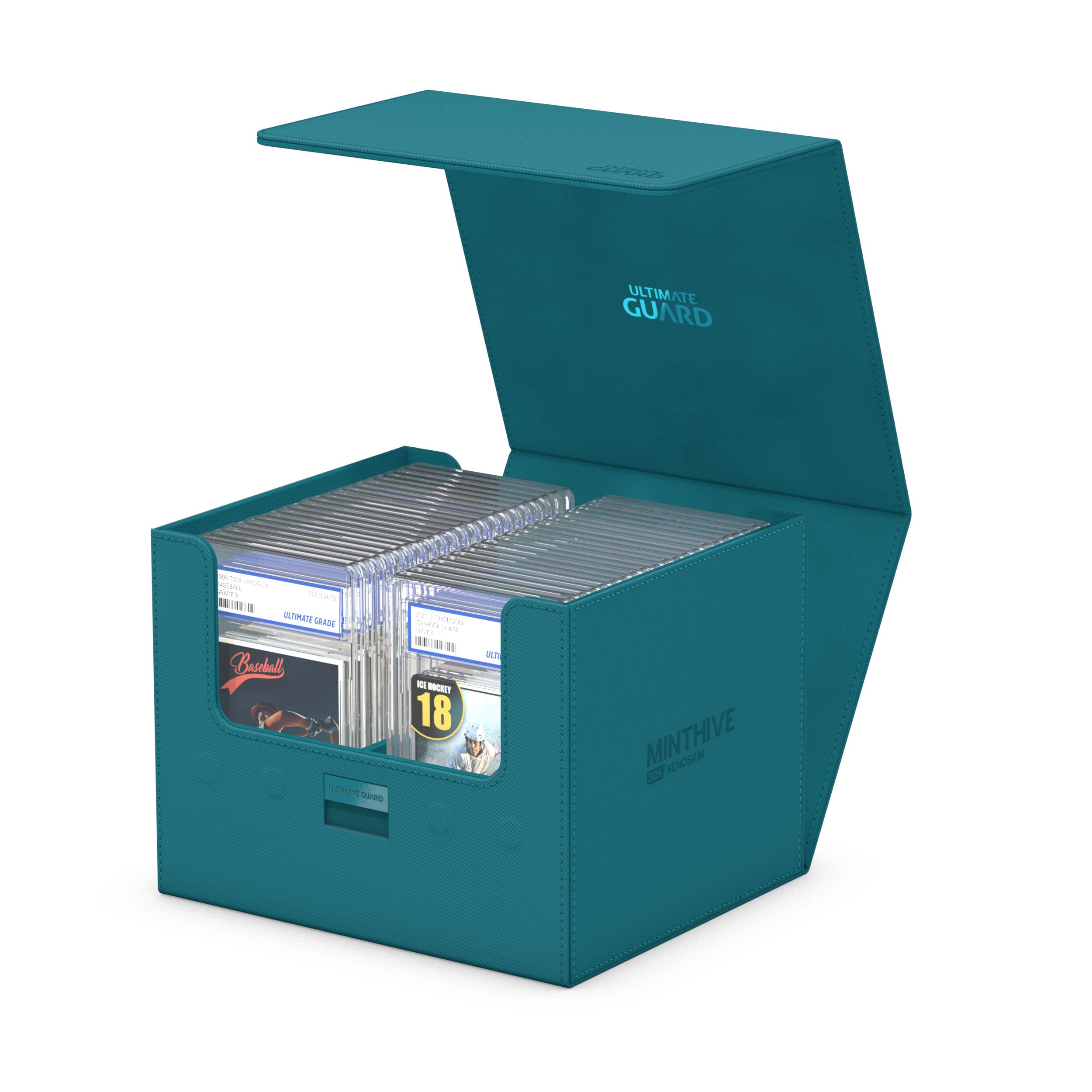 ultimate-guard-minthive-30-xenoskin-grading-box-petrolblau image 5