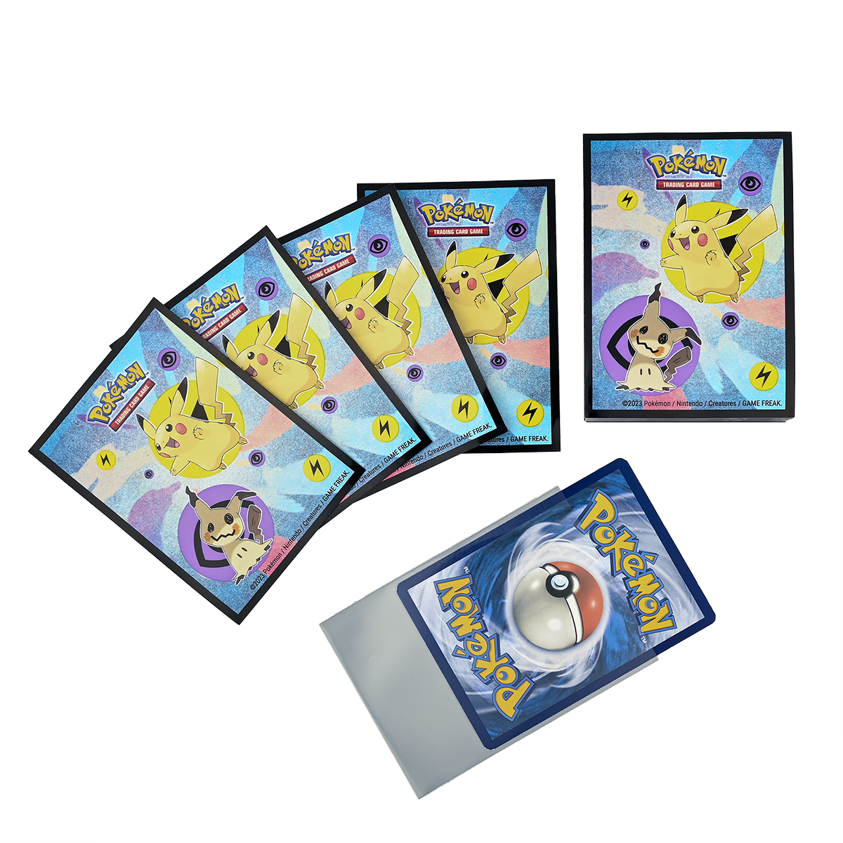 ultra-pro-pok-mon-pikachu-mimikyu-deck-protector-sleeves-65ct image 2