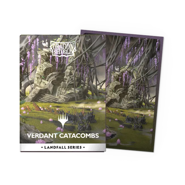 dragon-shield-verdant-catacombs-matte-dual-art-sleeves-landfall-series image 1