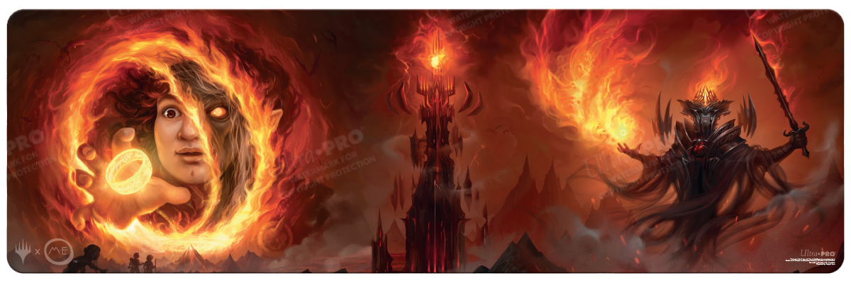 ultra-pro-herr-der-ringe-frodo-und-sauron-8ft-table-playmat-f-r-magic-the-gather image 1