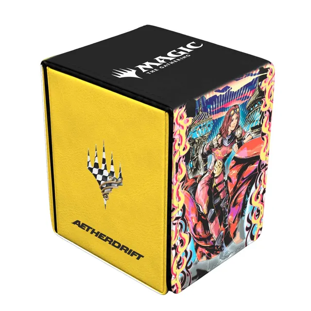 ultra-pro-aetherdrift-chandra-spark-hunter-alcove-flip-deck-box-f-r-magic-the-ga image 1