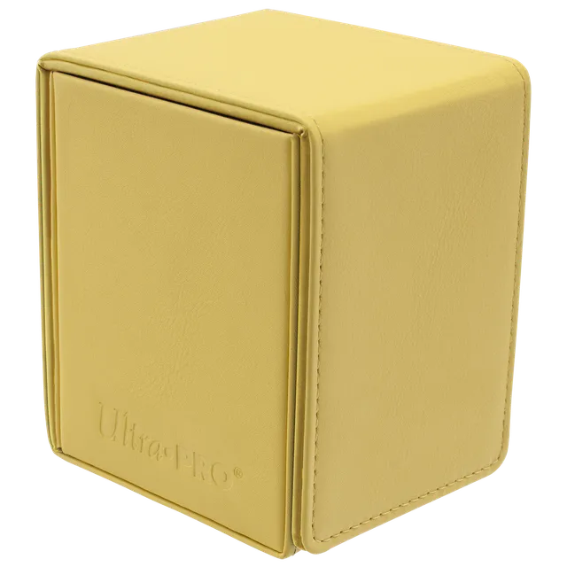 ultra-pro-vivid-alcove-flip-deck-box-gelb-f-r-100-karten image 1