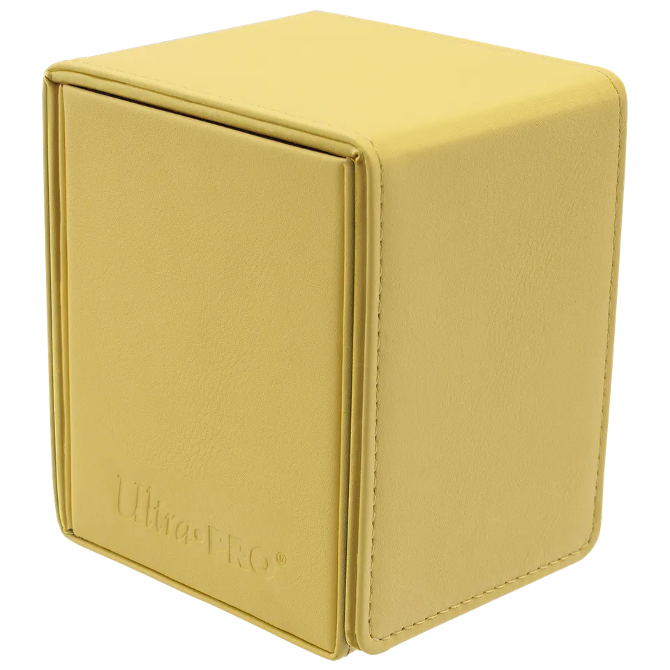 ultra-pro-vivid-alcove-flip-deck-box-gelb-f-r-100-karten image 1