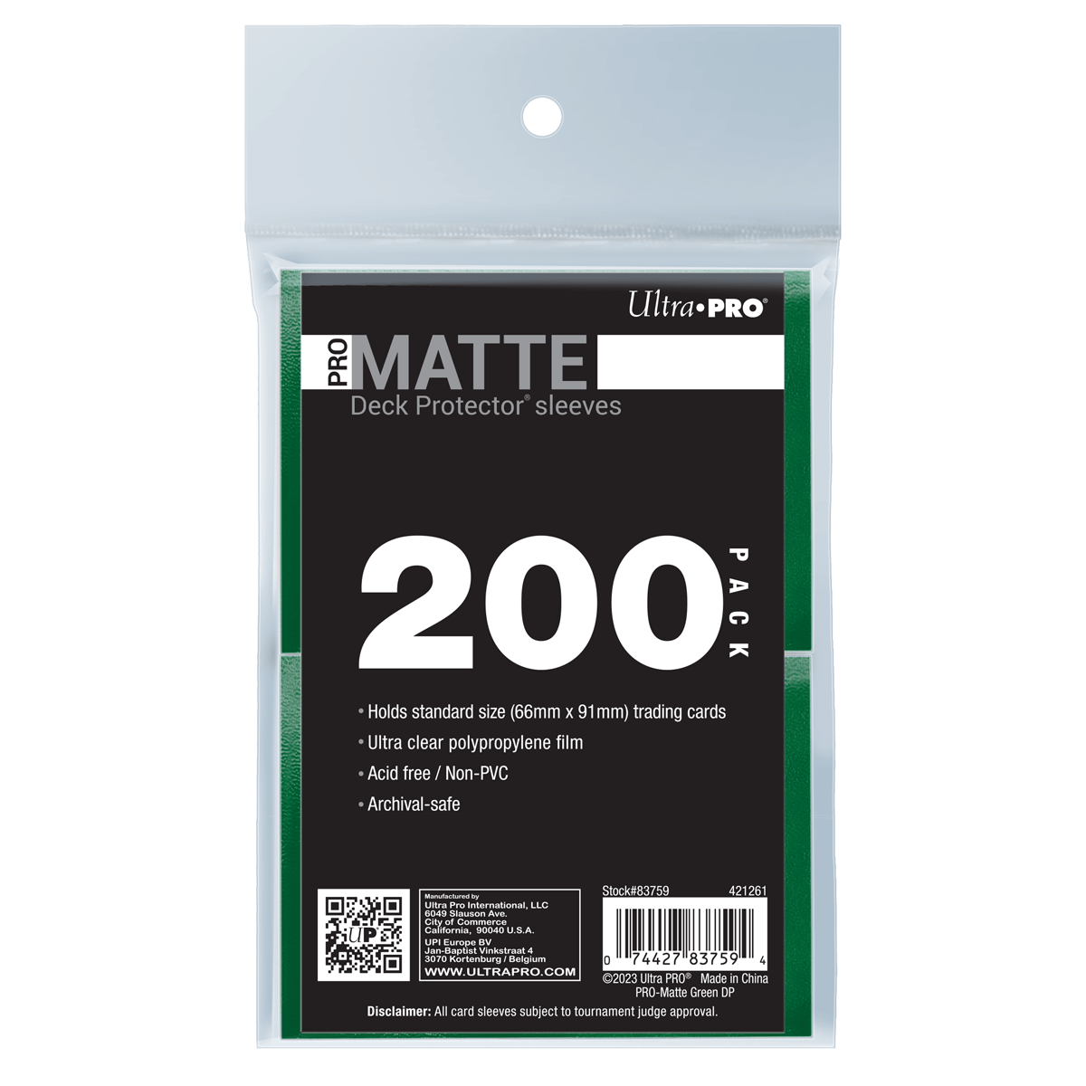 ultra-pro-pro-matte-standard-deck-protector-h-llen-bundle-200-st-ck image 2