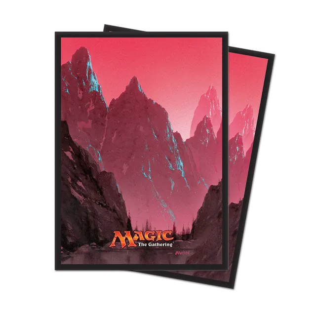 ultra-pro-mana-5-mountain-standard-deck-protector-sleeves-80ct-f-r-magic-the-gat image 1