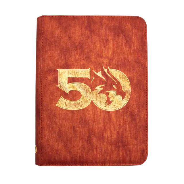 ultra-pro-50th-anniversary-printed-leatherette-book-folio-f-r-dungeons-dragons image 1