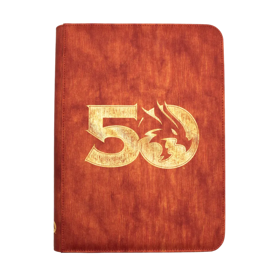 ultra-pro-50th-anniversary-printed-leatherette-book-folio-f-r-dungeons-dragons image 1
