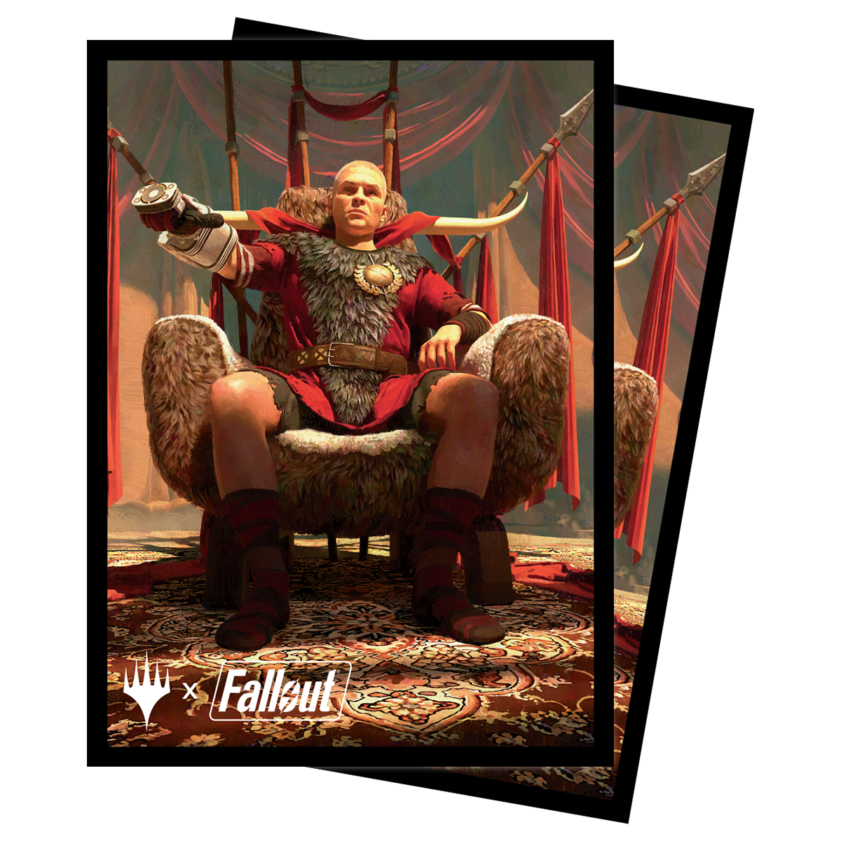 ultra-pro-fallout-caesar-legion-s-emperor-deck-protector-sleeves-100ct-f-r-magic image 1