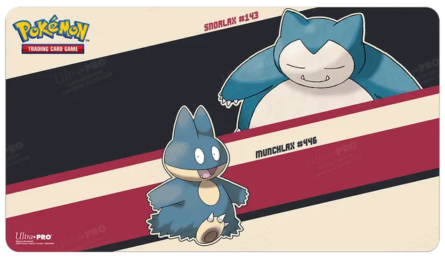 ultra-pro-snorlax-and-munchlax-standard-gaming-playmat-mousepad-f-r-pokemon image 1