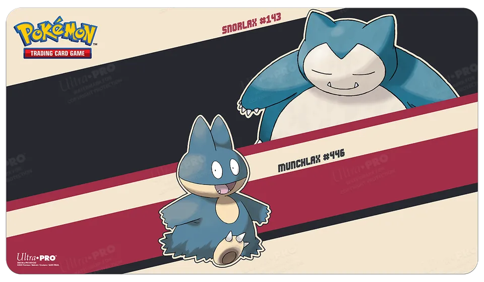 ultra-pro-snorlax-and-munchlax-standard-gaming-playmat-mousepad-f-r-pokemon image 1