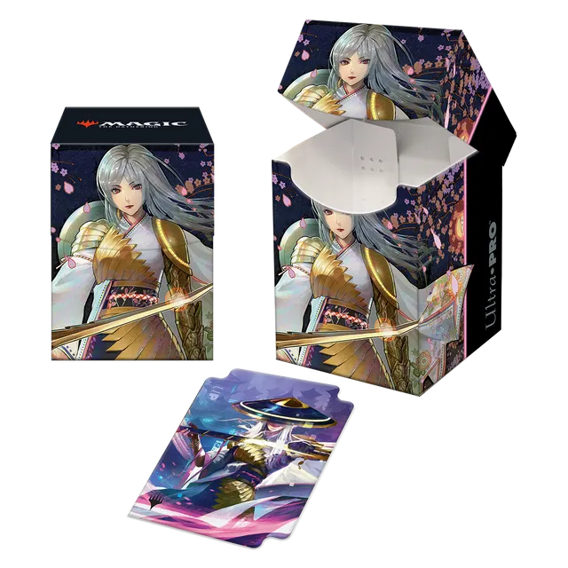 ultra-pro-kamigawa-neon-dynasty-the-wandering-emperor-100-deck-box-f-r-magic-the image 1