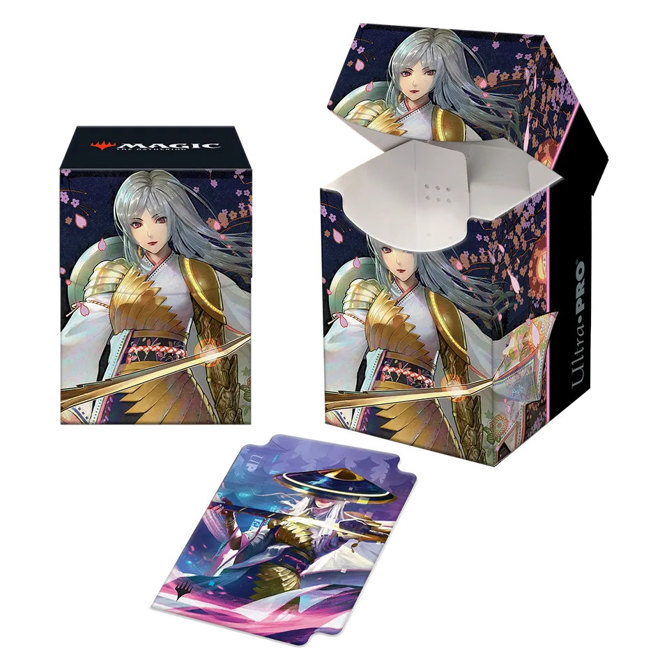 ultra-pro-kamigawa-neon-dynasty-the-wandering-emperor-100-deck-box-f-r-magic-the image 1