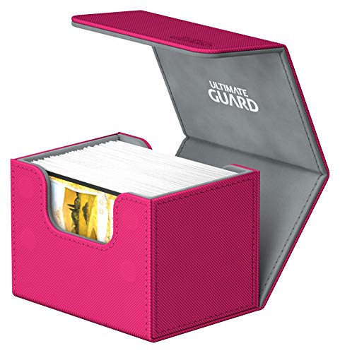 ultimate-guard-sidewinder-100-xenoskin-pink-deck-box image 8