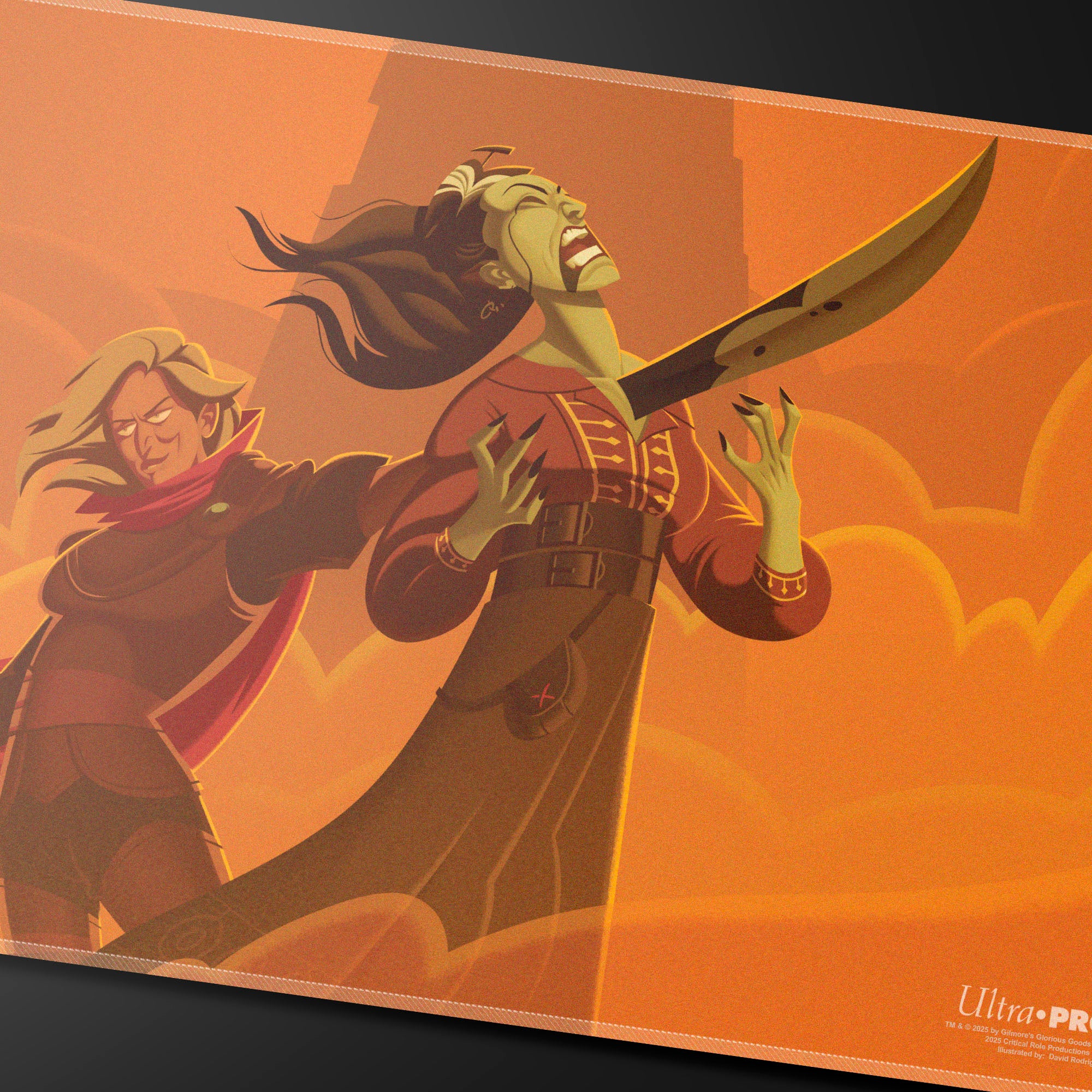 ultra-pro-critical-role-baddies-is-she-your-favorite-stitched-playmat-24-x-13-5 image 2