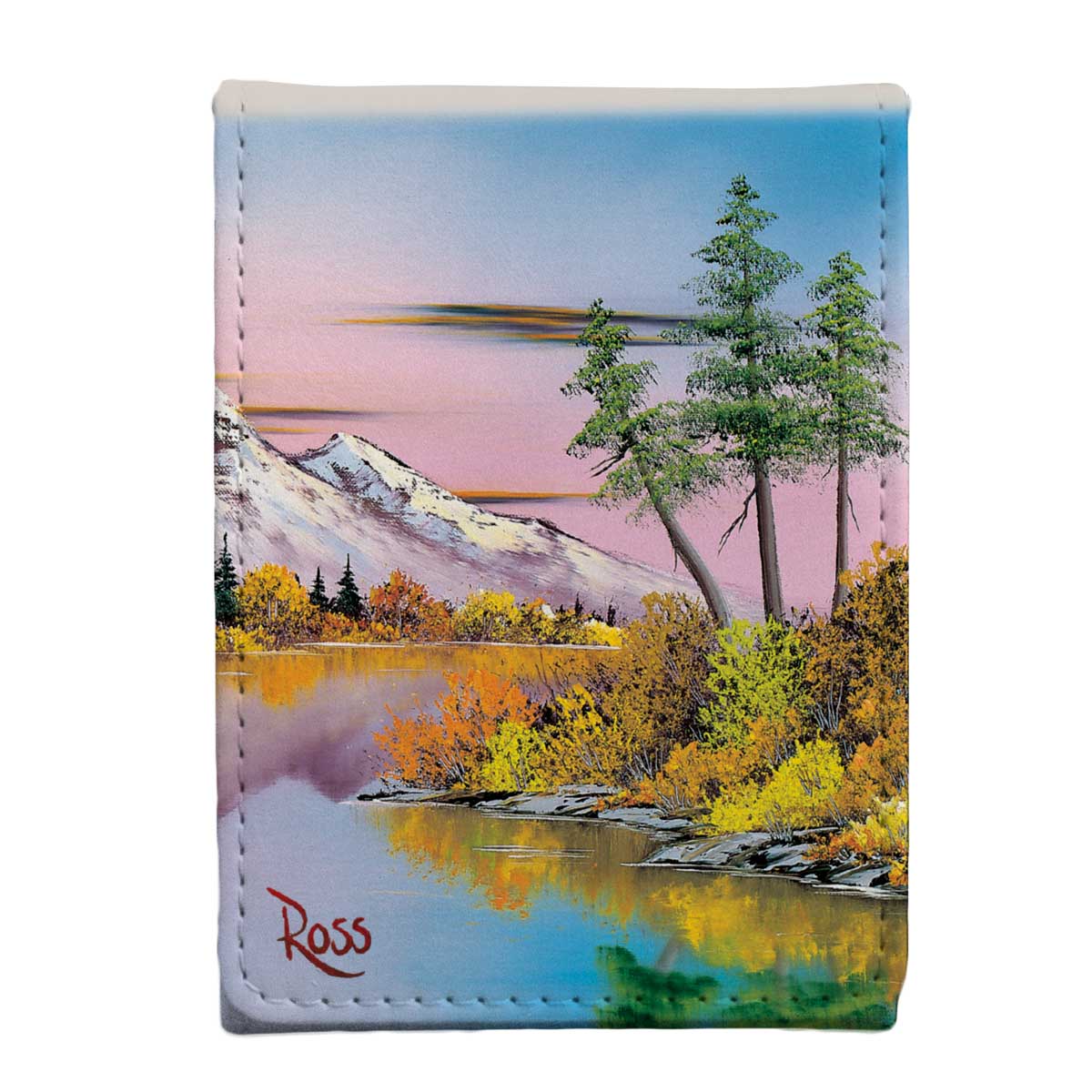 ultra-pro-bob-ross-mighty-mountain-lake-alcove-flip-deck-box image 2