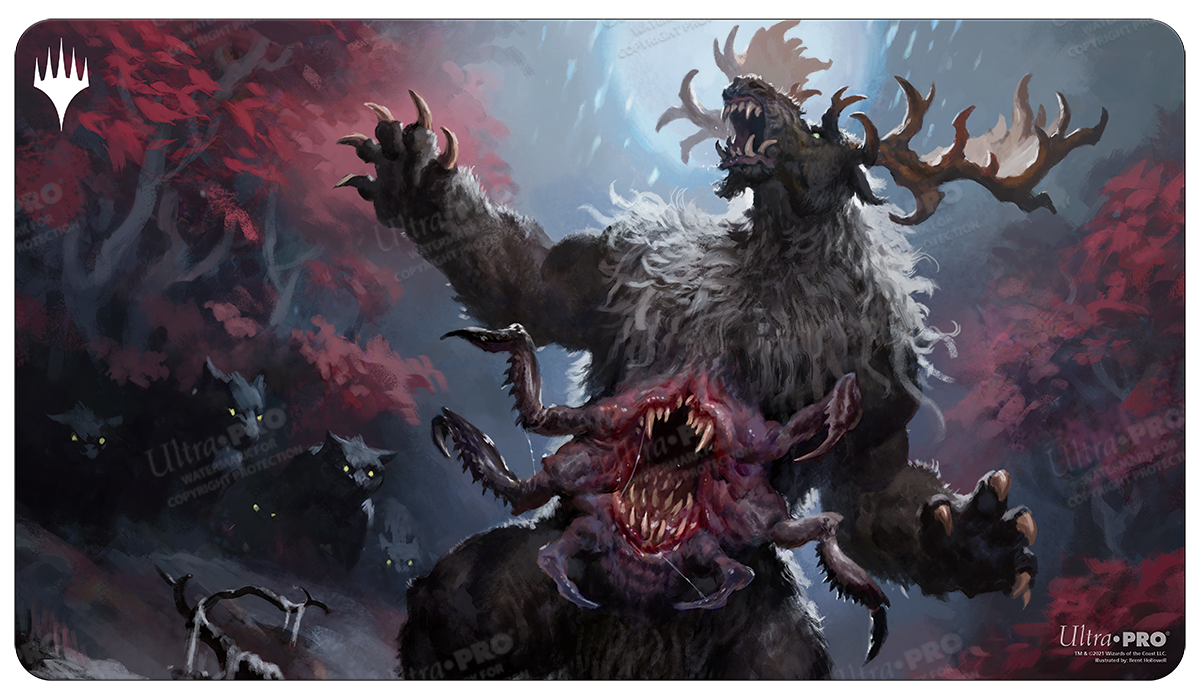 ultra-pro-innistrad-crimson-vow-ulvenwald-behemoth-standard-spielmatte-f-r-magic image 1