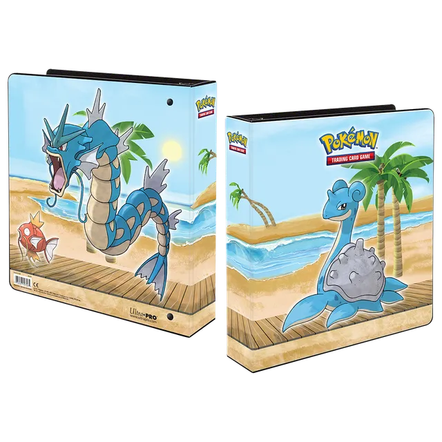 ultra-pro-gallery-series-seaside-3-ring-album-2-f-r-pok-mon-mit-gyarados-lapras- image 1
