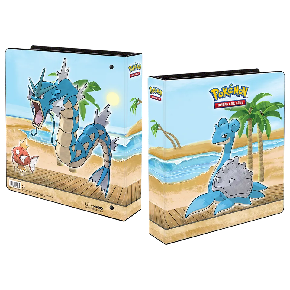 ultra-pro-gallery-series-seaside-3-ring-album-2-f-r-pok-mon-mit-gyarados-lapras- image 1