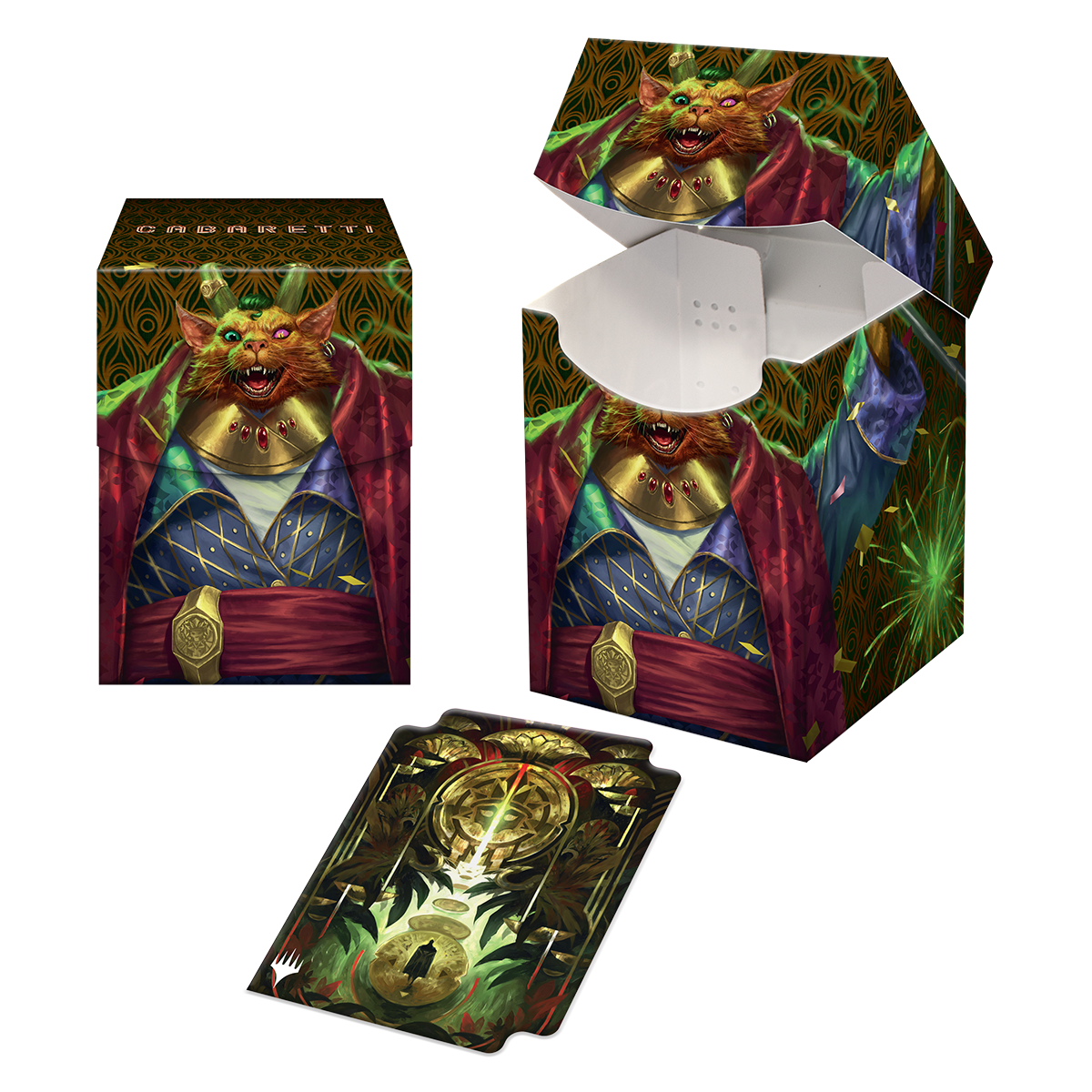ultra-pro-streets-of-new-capenna-100-deck-box-jetmir-cabaretti-f-r-magic-the-gat image 1