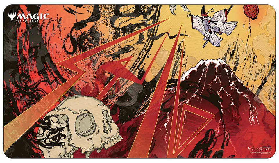 ultra-pro-japanese-mystical-archive-42-lightning-bolt-standard-gaming-playmat-f- image 1