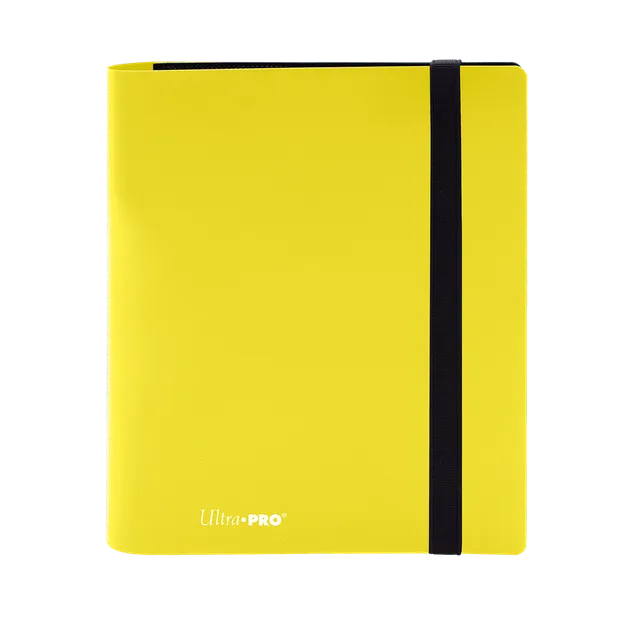 ultra-pro-eclipse-4-pocket-pro-binder-lemon-yellow image 1
