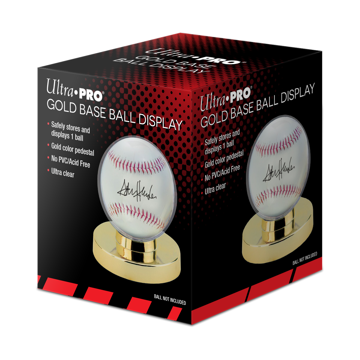 ultra-pro-baseball-gold-base-display-holder-acryl-vitrine-mit-goldsockel image 2