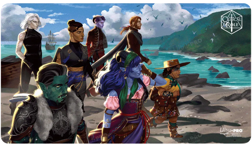 ultra-pro-critical-role-mighty-nein-reunited-playmat-stitched-edge image 1
