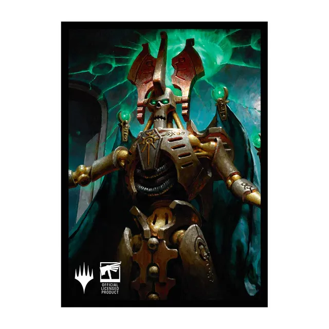ultra-pro-warhammer-40k-szarekh-the-silent-king-standard-deck-protector-sleeves- image 1