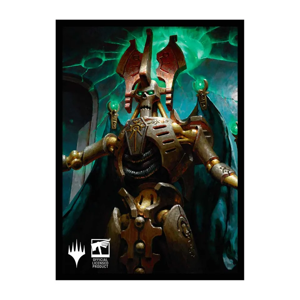ultra-pro-warhammer-40k-szarekh-the-silent-king-standard-deck-protector-sleeves- image 1