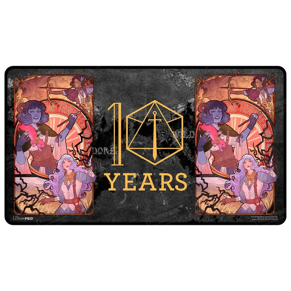 ultra-pro-critical-role-10-year-anniversary-spielmatte-laura-bailey-stitched-edg image 1