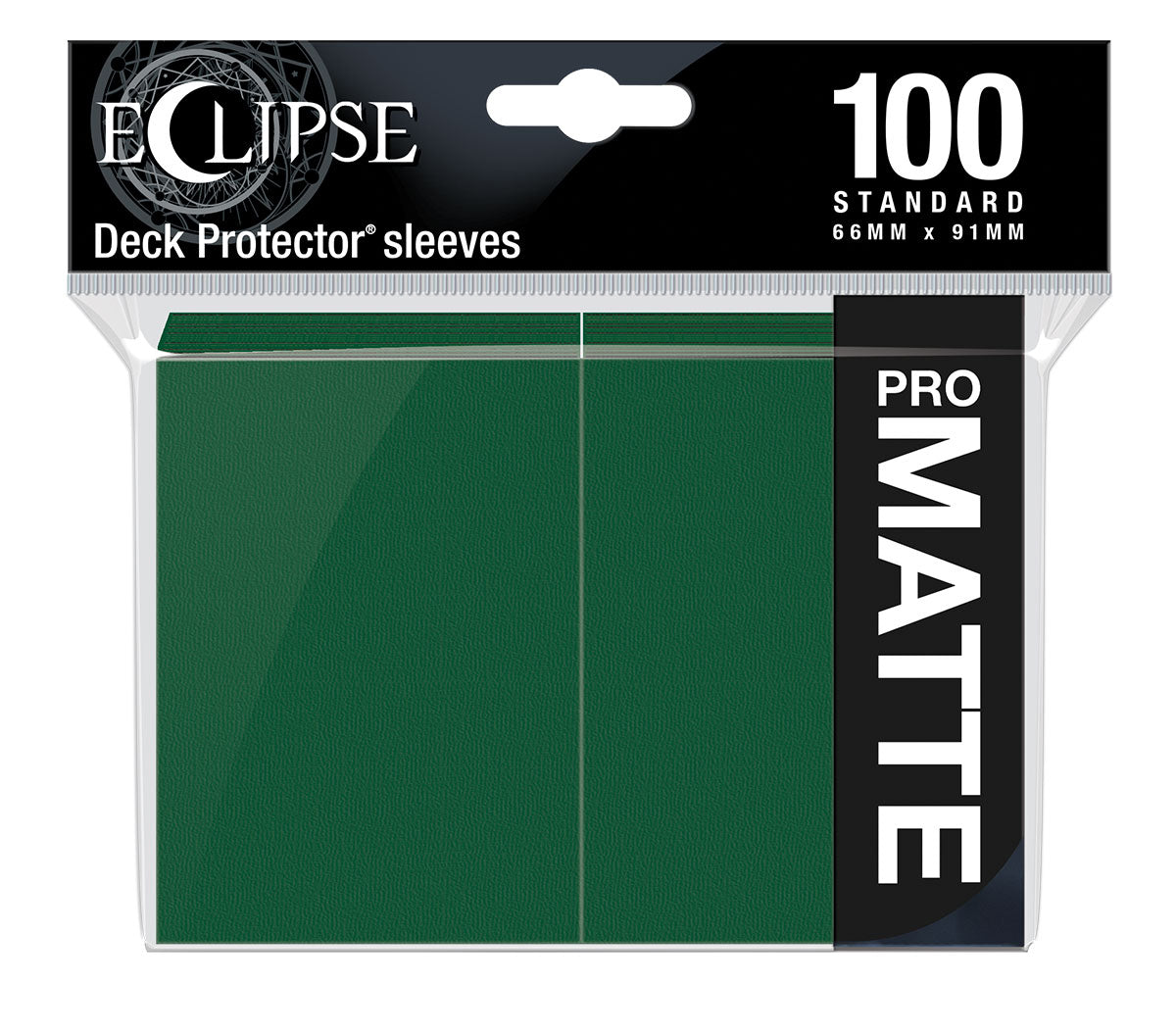 ultra-pro-eclipse-matte-standard-deck-protector-sleeves-100ct-forest-green image 1