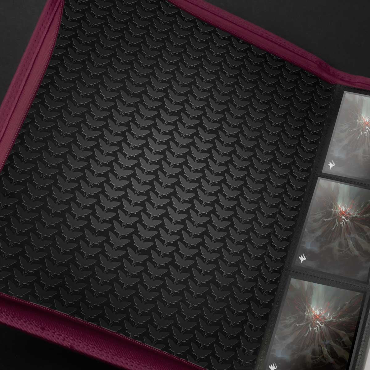 ultra-pro-duskmourn-creepy-leather-bound-set-symbol-9-pocket-premium-zippered-pr image 2