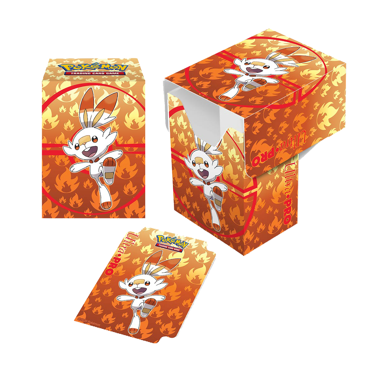 ultra-pro-pokemon-sword-and-shield-galar-scorbunny-full-view-deck-box image 2