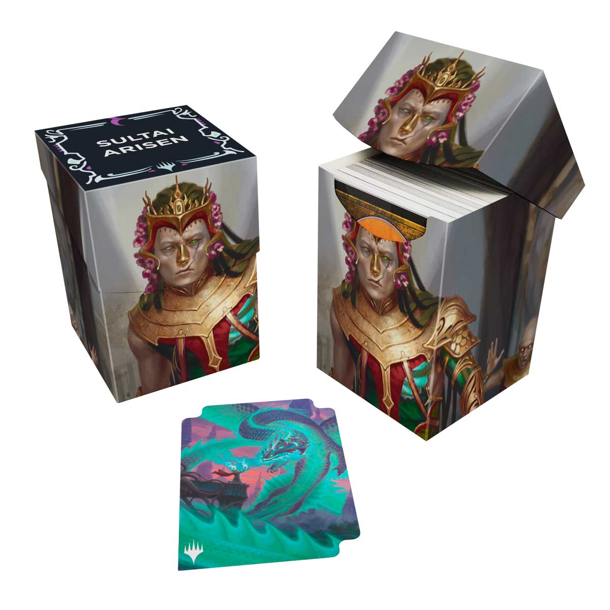 ultra-pro-tarkir-dragonstorm-100-deck-box-sultai-arisen-kotis-teval-f-r-magic-th image 1