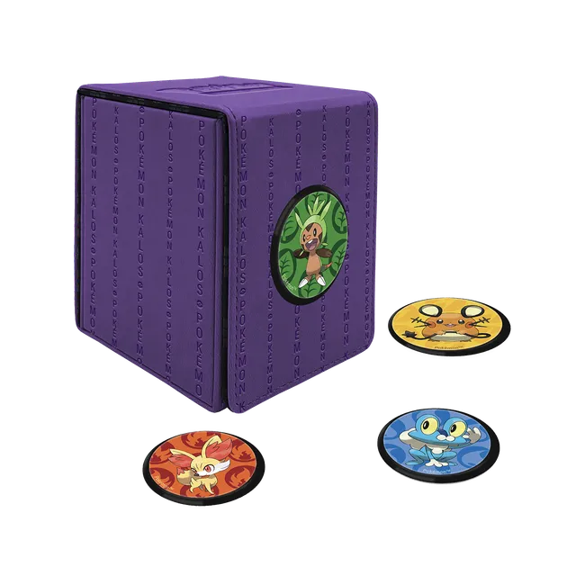 ultra-pro-pok-mon-alcove-click-deck-box-kalos-mit-4-badges image 1