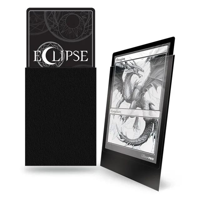 ultra-pro-pro-matte-eclipse-standard-deck-protector-schwarz-100-sleeves image 1