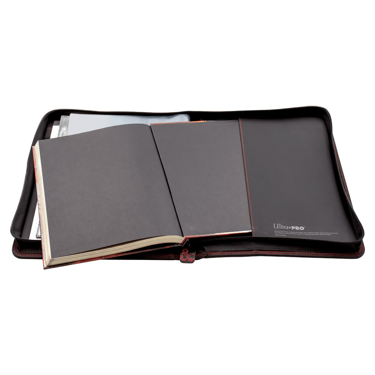ultra-pro-dungeons-dragons-premium-zippered-book-character-folio-schwarz image 3