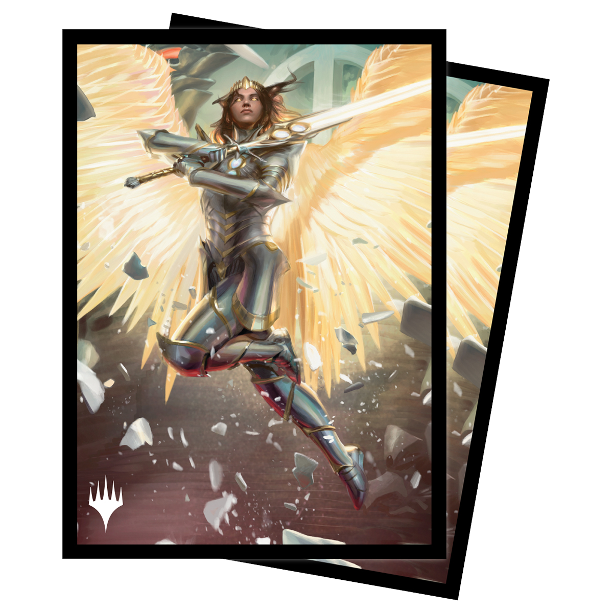 ultra-pro-march-of-the-machine-archangel-elspeth-100ct-deck-protector-sleeves-f- image 1