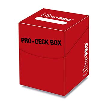 ultra-pro-pro-100-rote-deck-box-f-r-standard-sammelkarten image 1