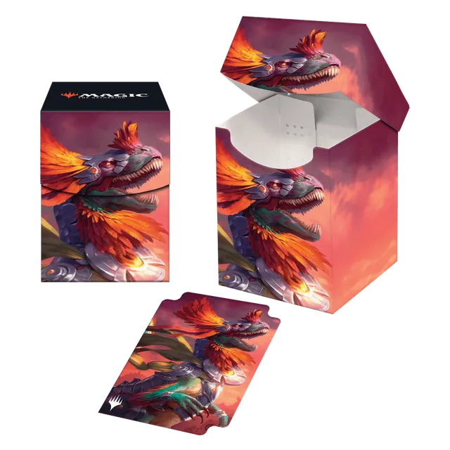 ultra-pro-the-lost-caverns-of-ixalan-pantlaza-sun-favored-100-deck-box-f-r-magic image 1
