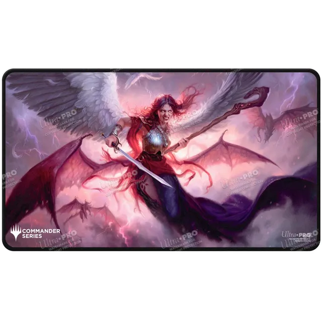 ultra-pro-commander-series-5-kaalia-three-color-wedge-black-stitched-playmat-f-r image 1
