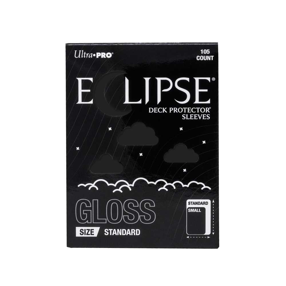 ultra-pro-eclipse-gloss-standard-deck-protector-sleeves-jet-black-105ct image 1
