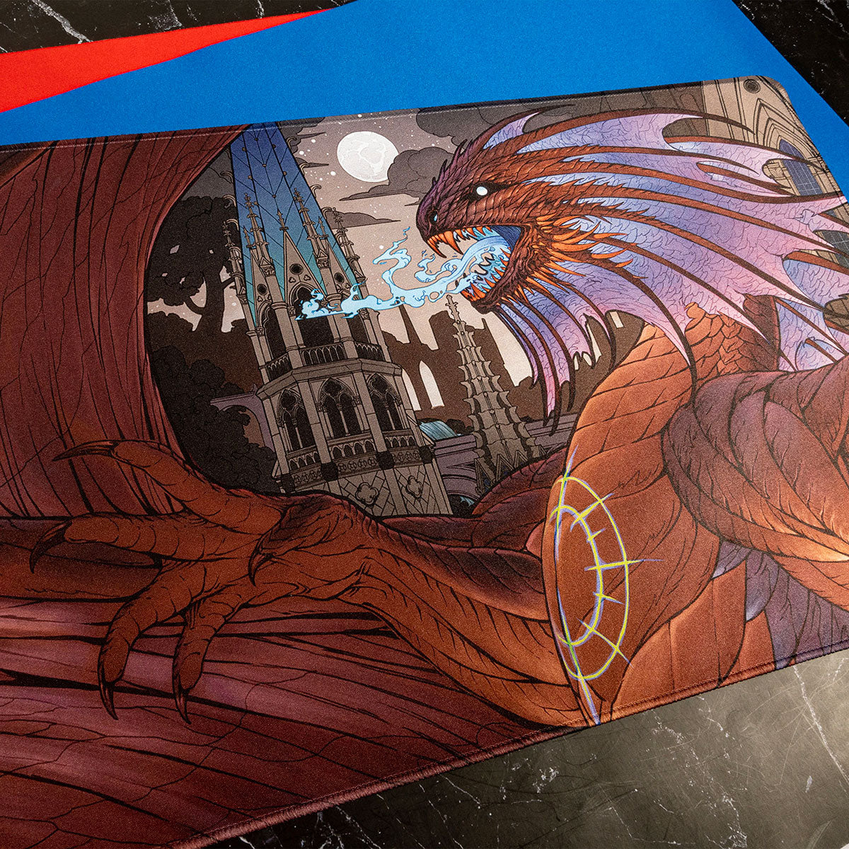 ultra-pro-march-of-the-machine-aftermath-niv-mizzet-supreme-white-stitched-stand image 2
