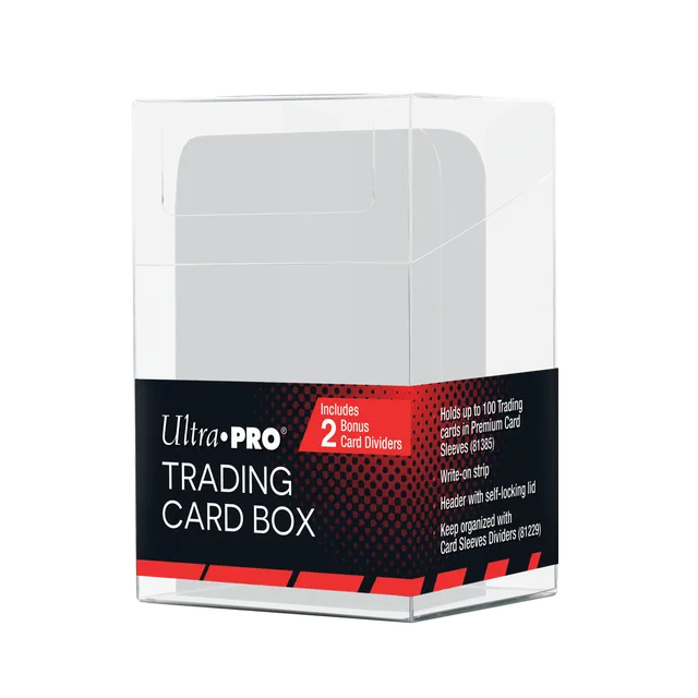 ultra-pro-trading-card-box-aufbewahrungsbox-transparent image 1