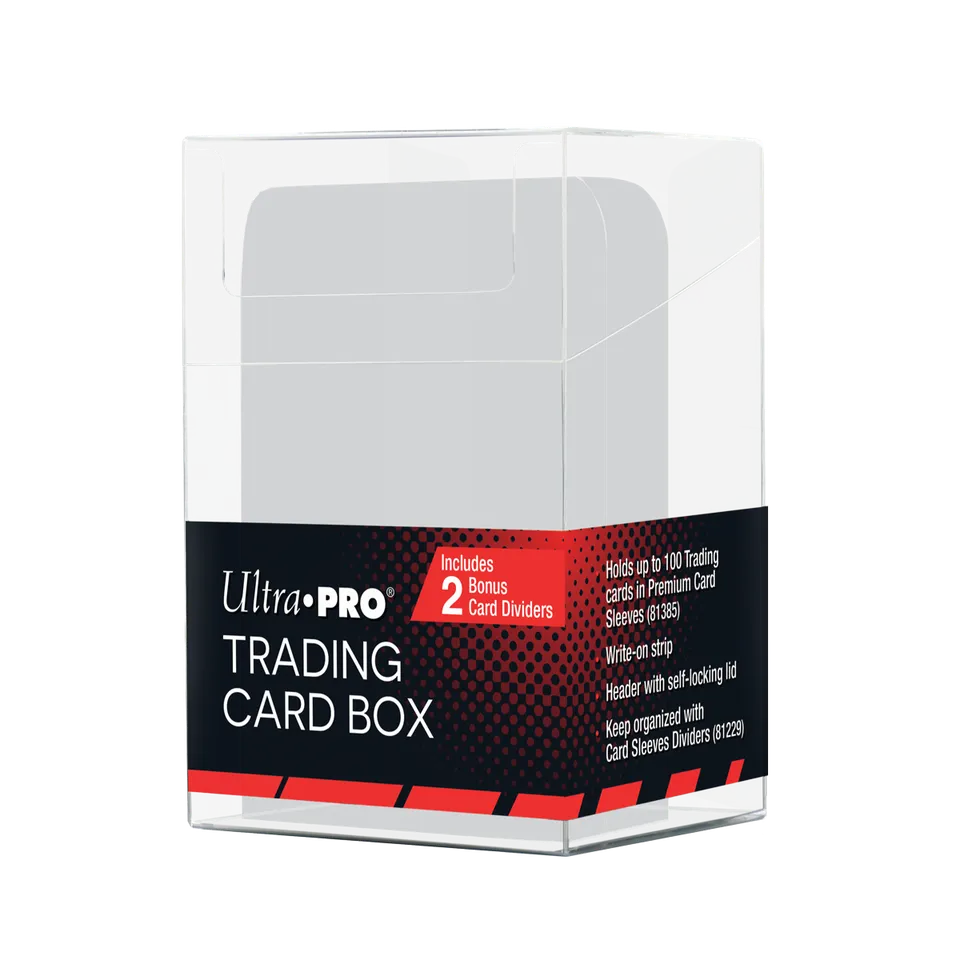 ultra-pro-trading-card-box-aufbewahrungsbox-transparent image 1