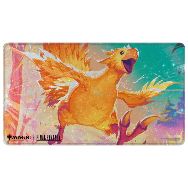 ultra-pro-magic-the-gathering-final-fantasy-traveling-chocobo-holofoil-playmat image 1
